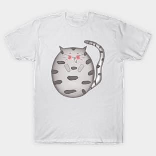 Cute fat cat sleeping T-Shirt